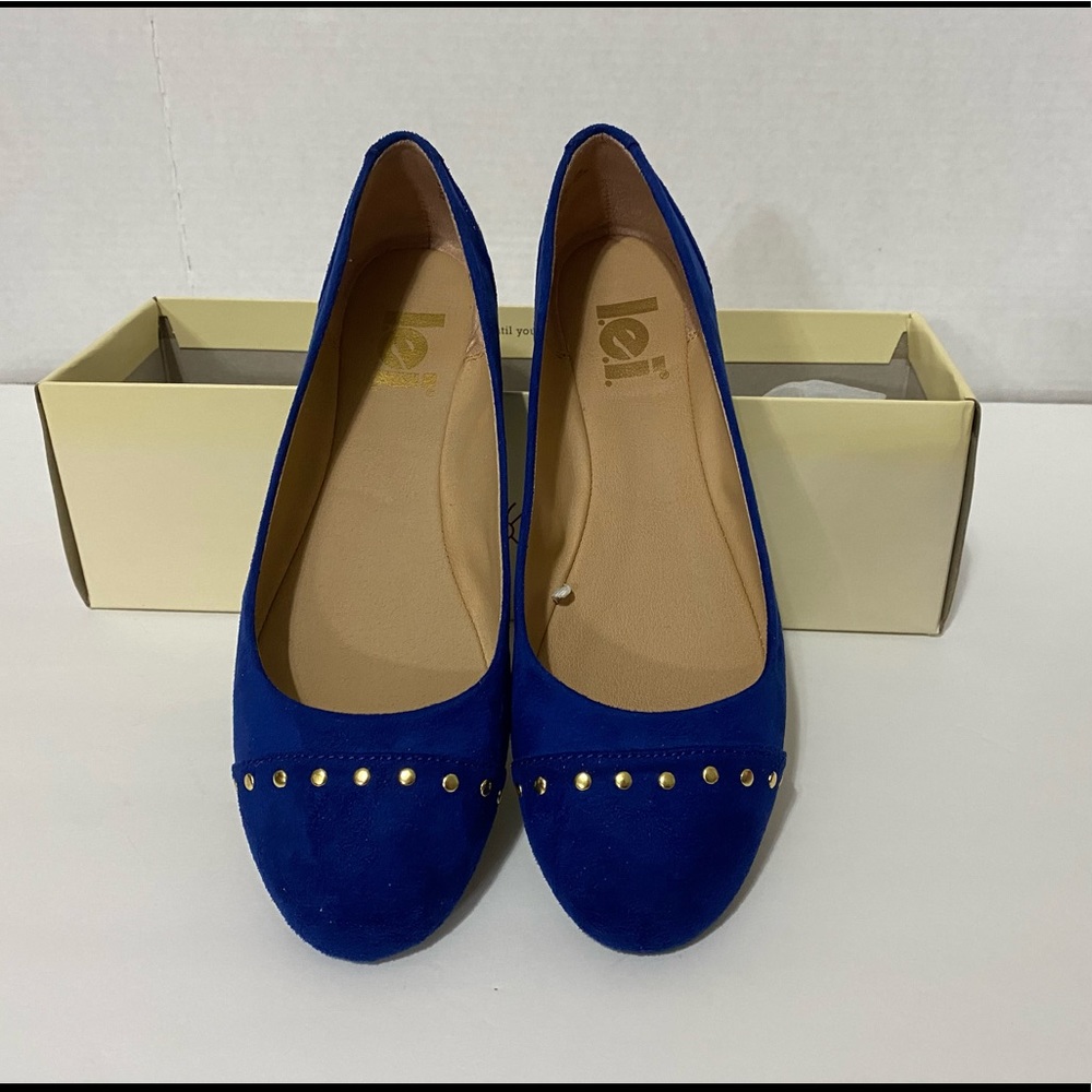 Blue l.e.i. Slip-on Shoes Size 9
